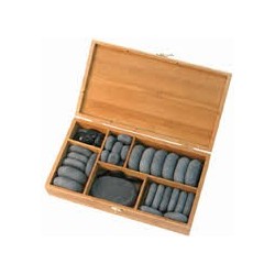 COFFRET PIERRES CHAUDES 45 PIECES